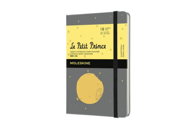 Moleskine Ltd. Ed. Petit Prince 2022 18-Month Weekly Pocket Hardcover Notebook