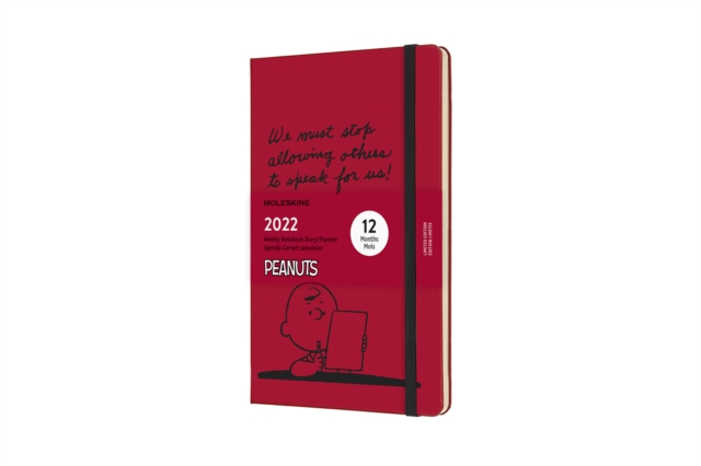 Moleskine Ltd. Ed. Peanuts 2022 12-Month Weekly Large Hardcover Notebook