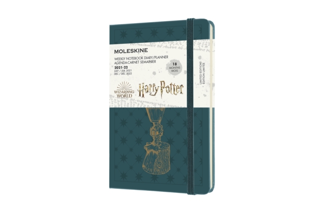 Moleskine Ltd. Ed. Harry Potter 2022 18-Month Weekly Pocket Hardcover Notebook