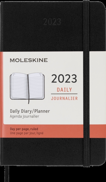 MOLESKINE 2023 12MONTH DAILY POCKET HARD