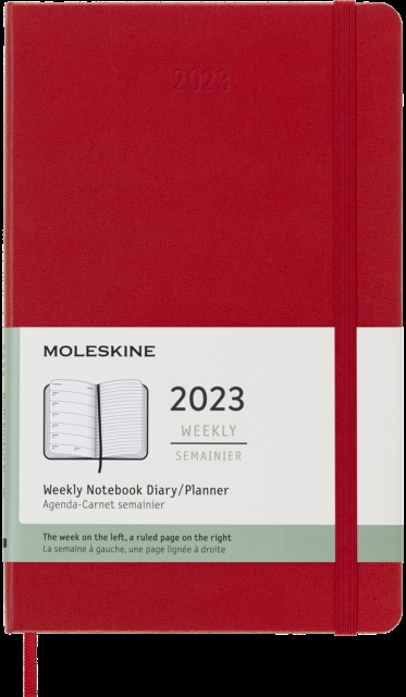 MOLESKINE 2023 12MONTH WEEKLY LARGE HARD