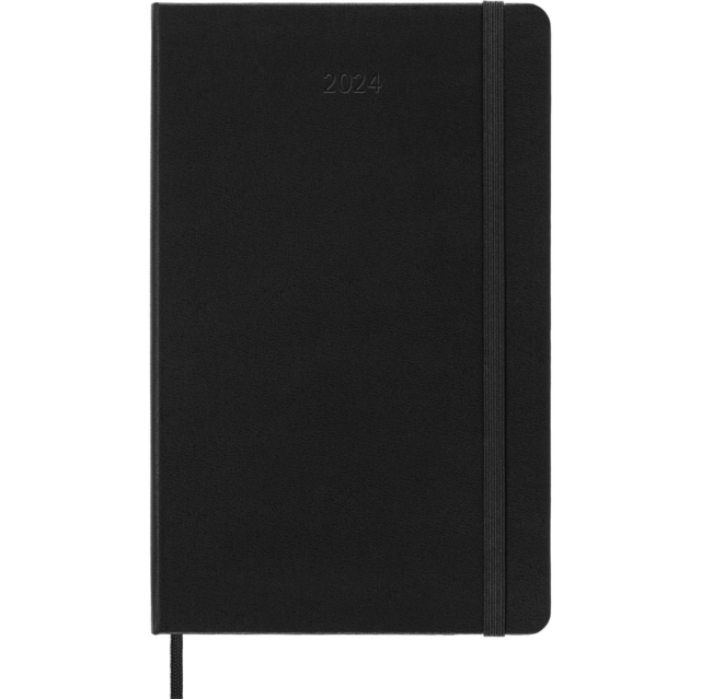 Moleskine 2024 PRO 12-Month Weekly Vertical Large Hardcover Notebook