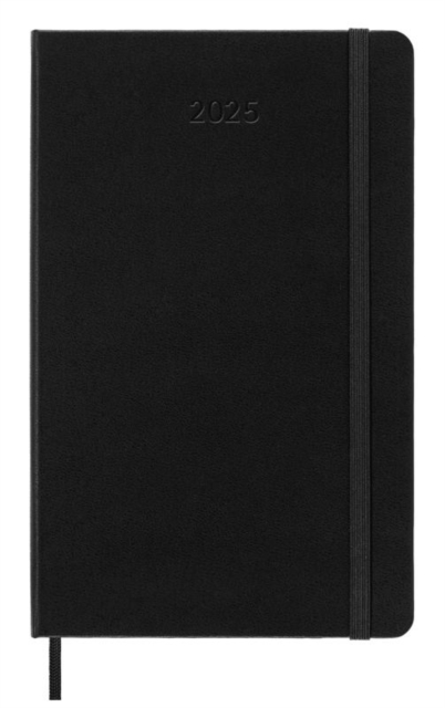 Moleskine 2025 12-Month Weekly Large Hardcover Notebook: Black