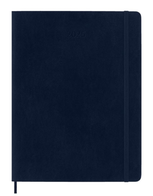 Moleskine 2025 12-Month Weekly XL Softcover Notebook: Sapphire Blue