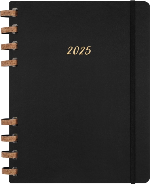 Moleskine 2025 12-Month XL Life Spiral Planner: Black Epalon