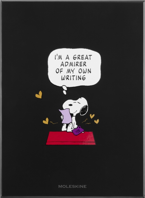 Moleskine Ltd. Ed. Peanuts Creative Set: Large Ruled Hardcover Notebook, 12 Pencils, Eraser & Sharpener