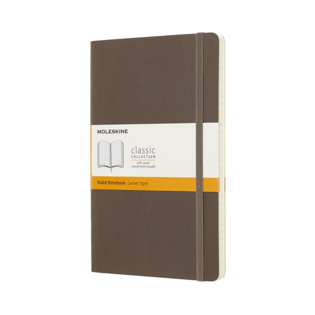 Moleskine Earth Brown Notebook Large Ruled Soft