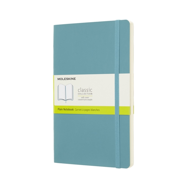 Moleskine Reef Blue Notebook Large Plain Soft