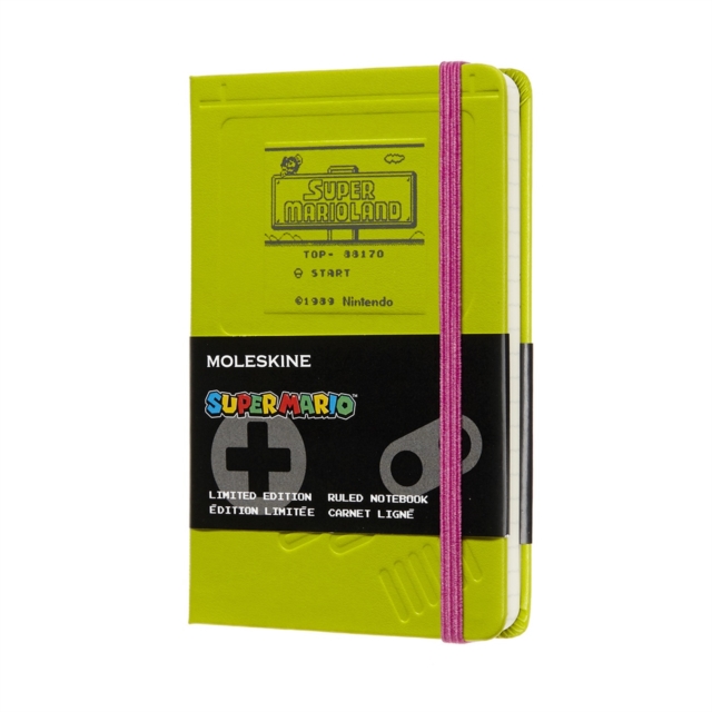 Moleskine Limited Edition Notebook Super Mario Pocket Ruled Game Boy