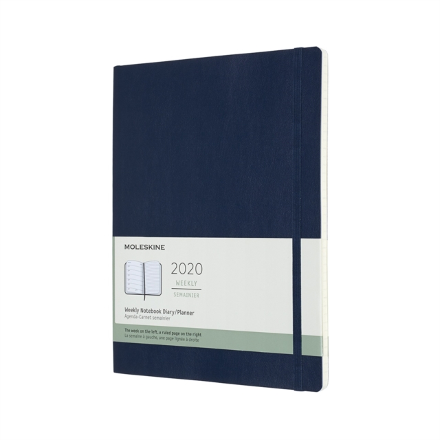 Moleskine 12-Month Weekly Notebook Planner 2020 - Sapphire Blue