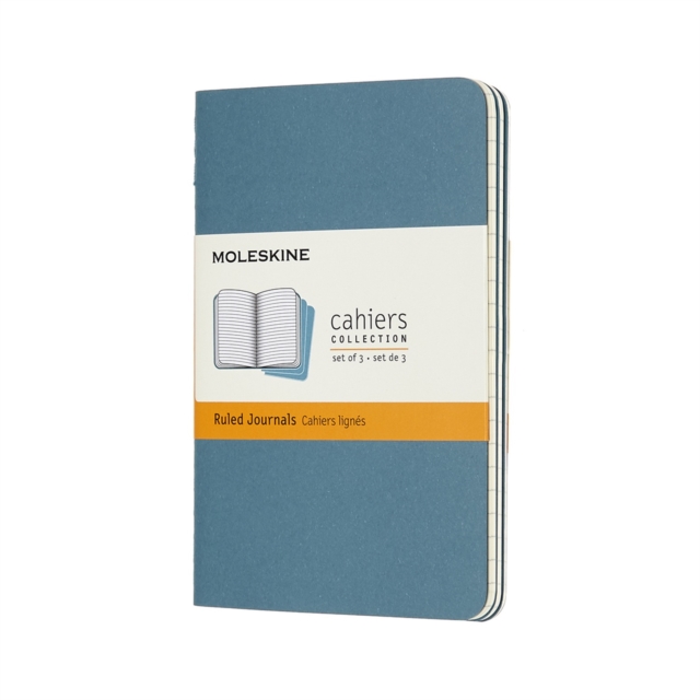 Set Of 3 Moleskine Pocket Ruled Cahier Journals