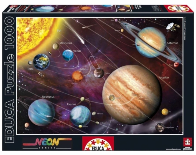 Educa Borras - Neon Solar System 1000 piece Jigsaw Puzzle