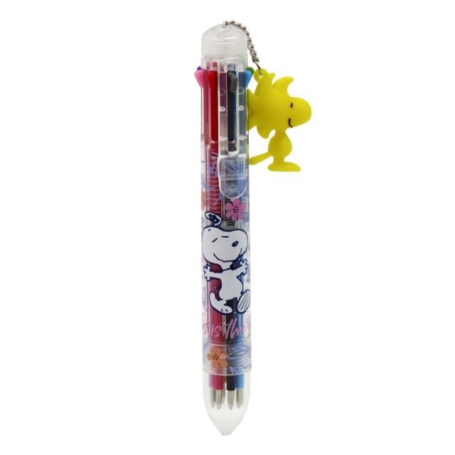 SNOOPY 8 COLOURS BALLPEN WITH 3D FIGURINE