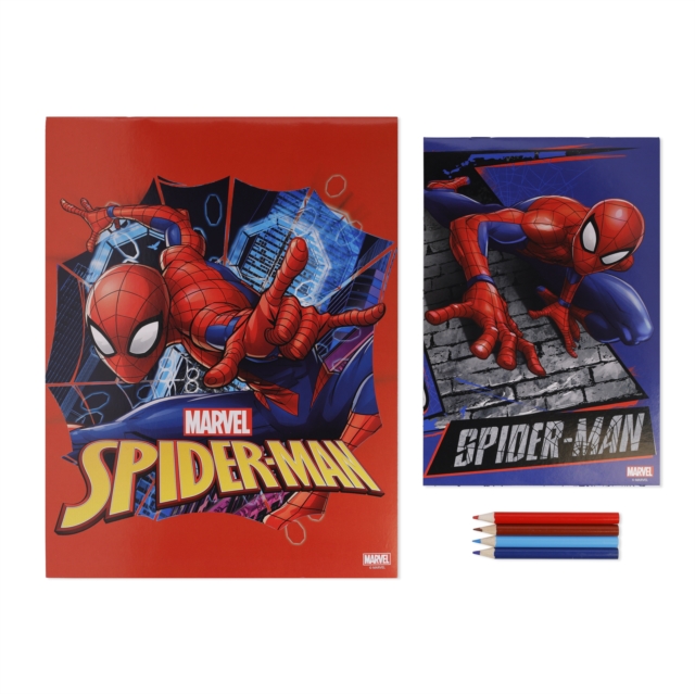 COLOURING SET WITH NOTEBOOK SPIDERMAN