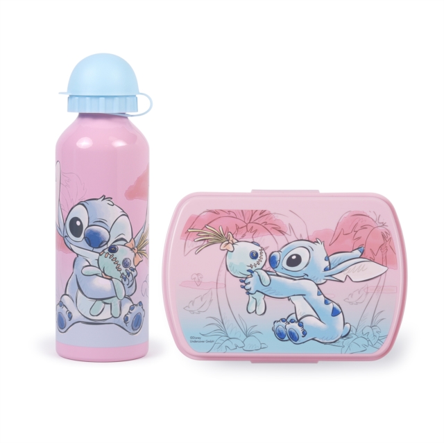 LUNCH BOX + ALUMINIUM CANTEEN 500ML SET STITCH