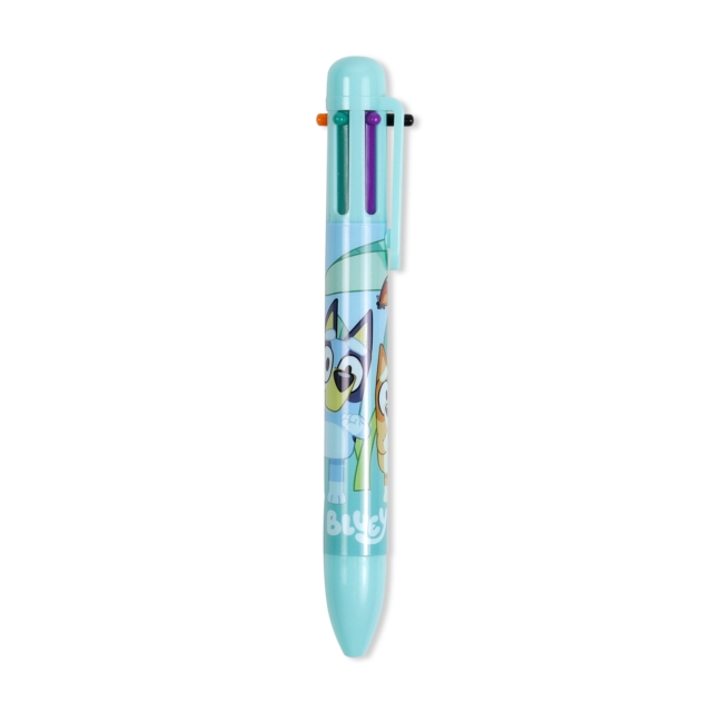 6 COLOURS PEN BLUEY