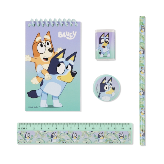 5PCS STATIONERY SET BLUEY