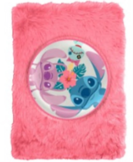 STITCH & ANGEL PLUSH NOTEBOOK