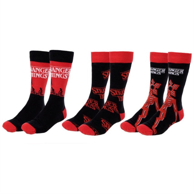 STRANGER THINGS 3 SOCK PACK IN BOX UK 5-10.5