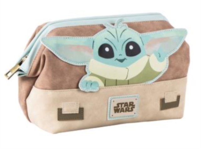 TOILETRY BAG TOILETBAG FAUX-LEATHER THE MANDALORIAN GROGU
