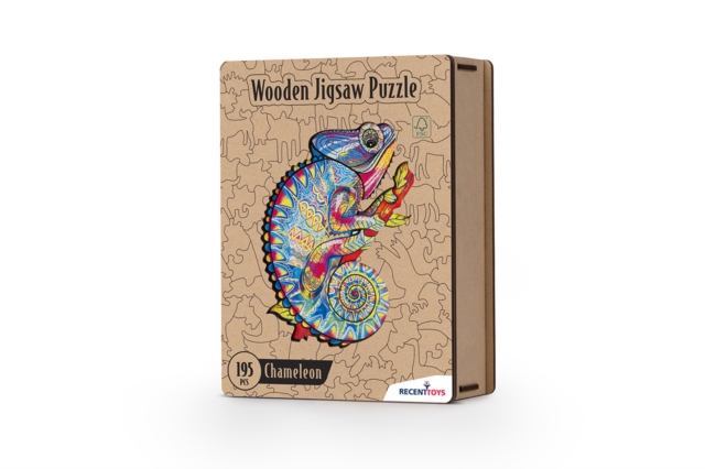 Wooden Puzzle - Chameleon