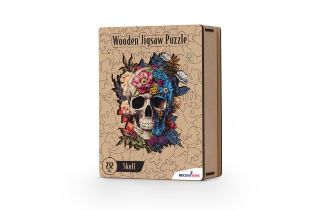 Wooden Puzzle - Skull
