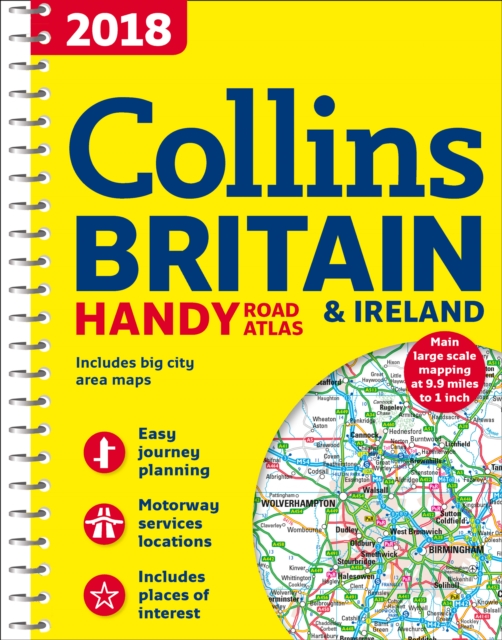 2018 Collins Handy Road Atlas Britain