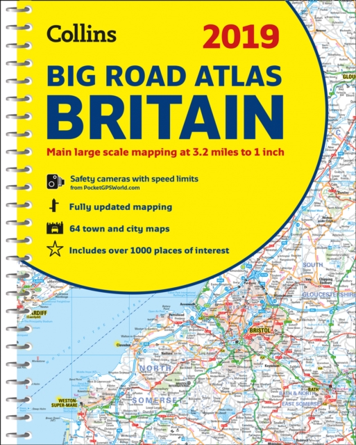 2019 Collins Big Road Atlas Britain