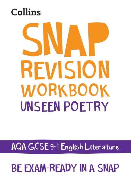 AQA Unseen Poetry Anthology Workbook