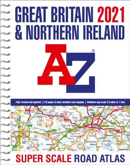 Great Britain A-Z Super Scale Road Atlas 2021 (A3 Spiral)