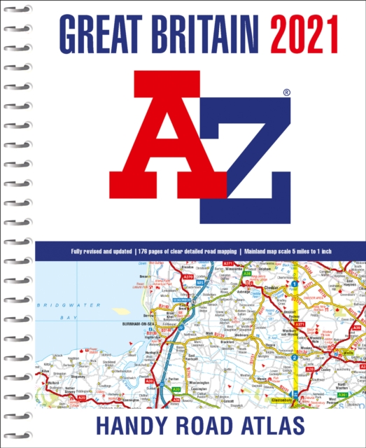 Great Britain A-Z Handy Road Atlas 2021 (A5 Spiral)