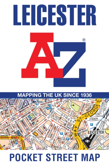 Leicester A-Z Pocket Street Map