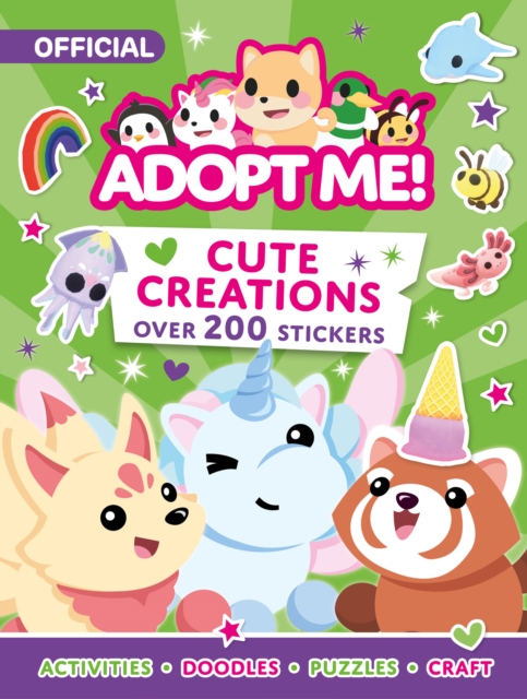 Adopt Me! Cute Creations Sticker Book