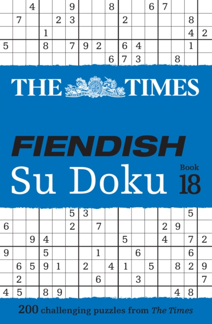 Times Fiendish Su Doku Book 18