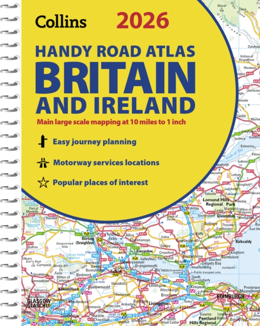 2026 Collins Handy Road Atlas Britain and Ireland