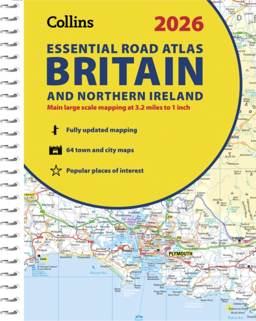 2026 Collins Essential Road Atlas Britain and Northern Ireland