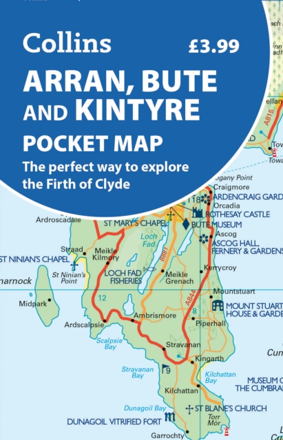 Arran, Bute and Kintyre Pocket Map