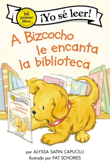 Bizcocho le encanta la biblioteca