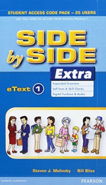 Side By Side Extra 1 - eText Student Access Code Pack - 25 users