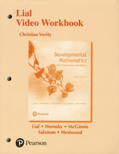 Lial Video Workbook for Developmental Mathematics
