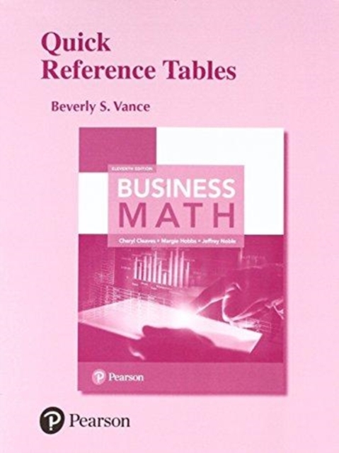 Quick Reference Tables for Business Math