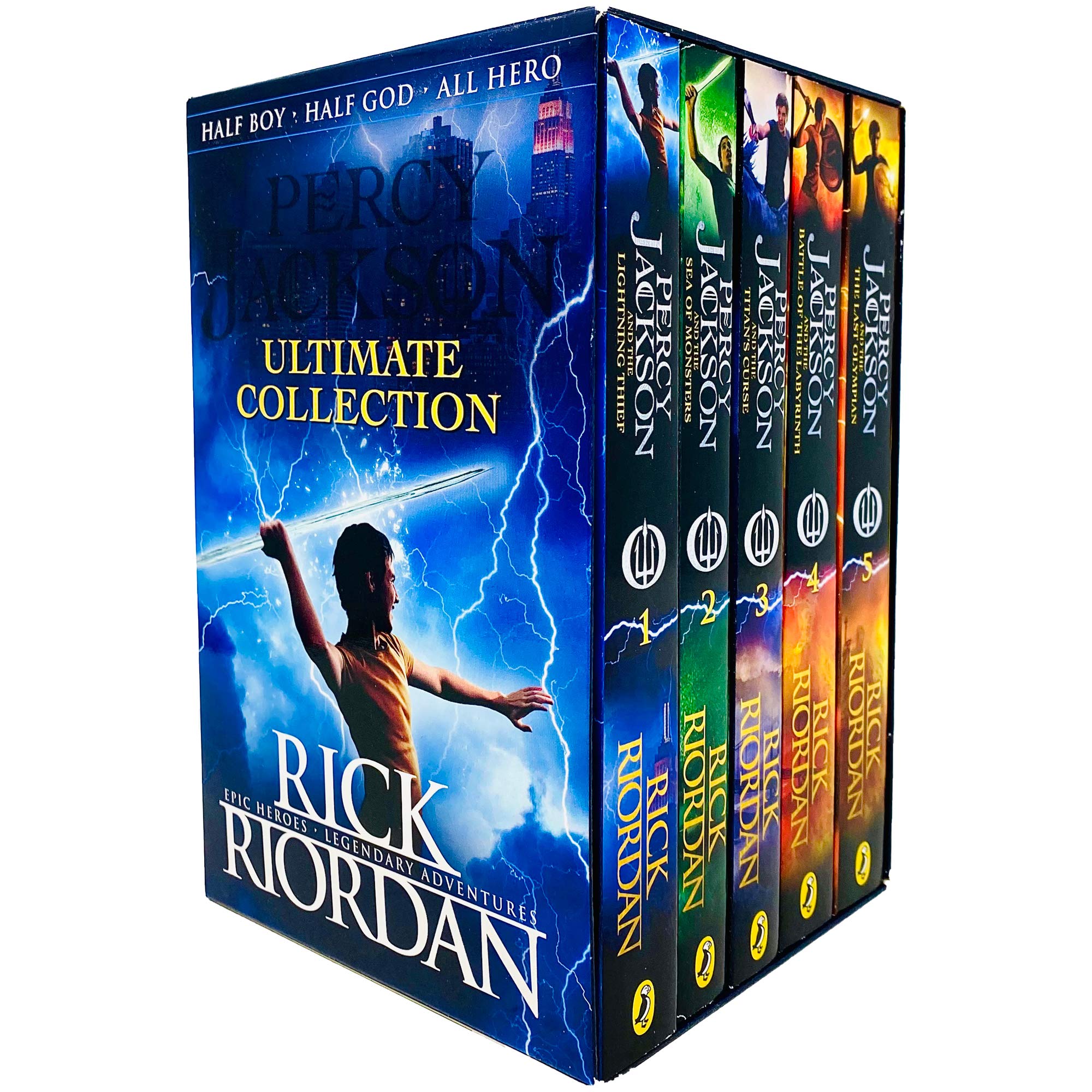 Percy Jackson & the Olympians 5 Book Collection Set (promoție în limita stocului disponibil)