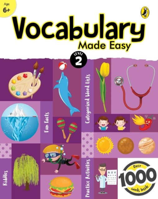 Vocabulary Made Easy Level 2: fun, interactive English vocab builder, activity & practice book with pictures for kids 6+, collection of 1000+ everyday words| fun facts, riddles for children, grade 2