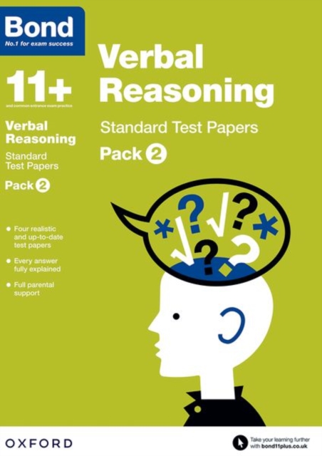 Bond 11+: Verbal Reasoning: Standard Test Papers: For 11+ GL assessment and Entrance Exams