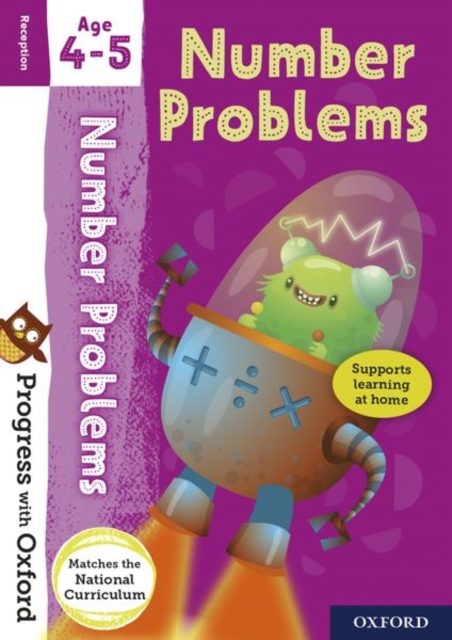 Progress with Oxford: Progress with Oxford: Number Problems Age 4-5 - Practise for School with Essential Maths Skills