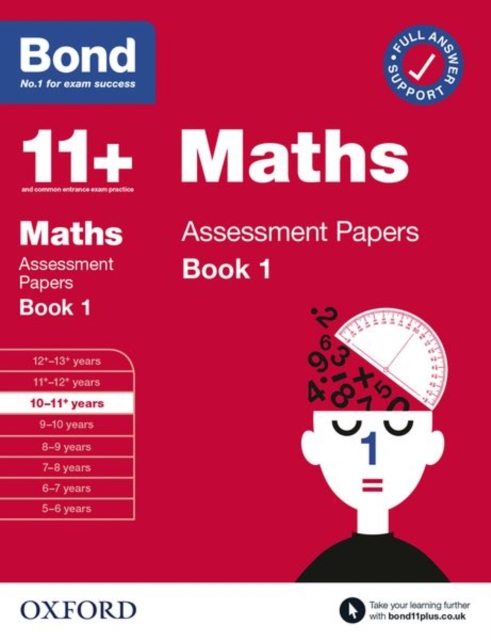 Bond 11+: Bond 11+ Maths Assessment Papers 10-11 yrs Book 1: For 11+ GL assessment and Entrance Exams