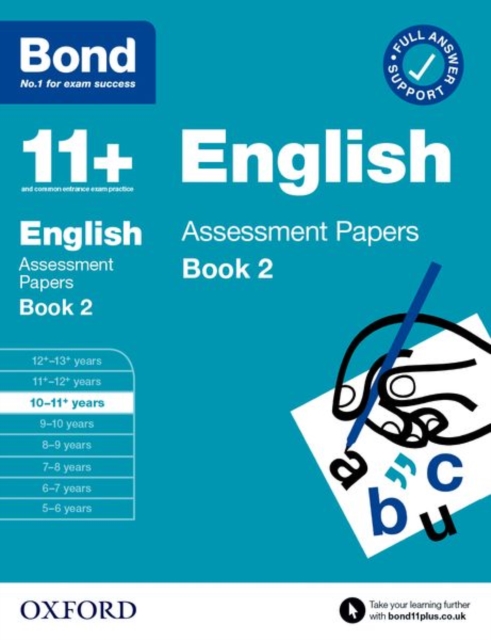 Bond 11+ English Assessment Papers 10-11 Years Book 2