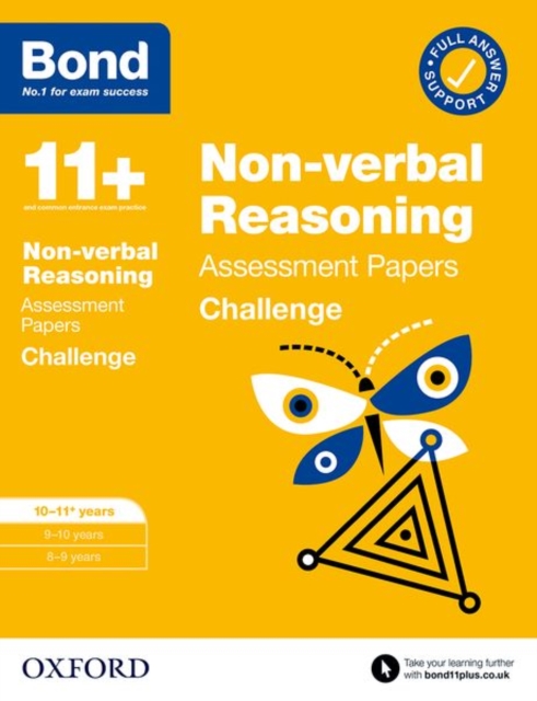 Bond 11+: Bond 11+ Non-verbal Reasoning Challenge Assessment Papers 10-11 years