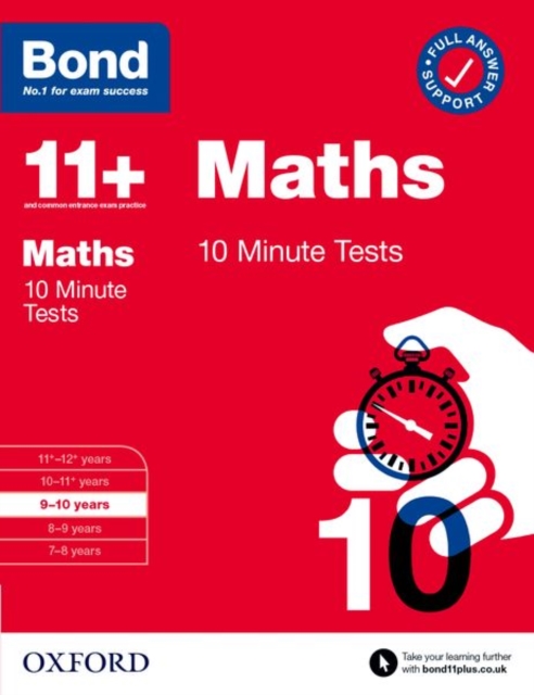 Bond 11+: Bond 11+ 10 Minute Tests Maths 9-10 years