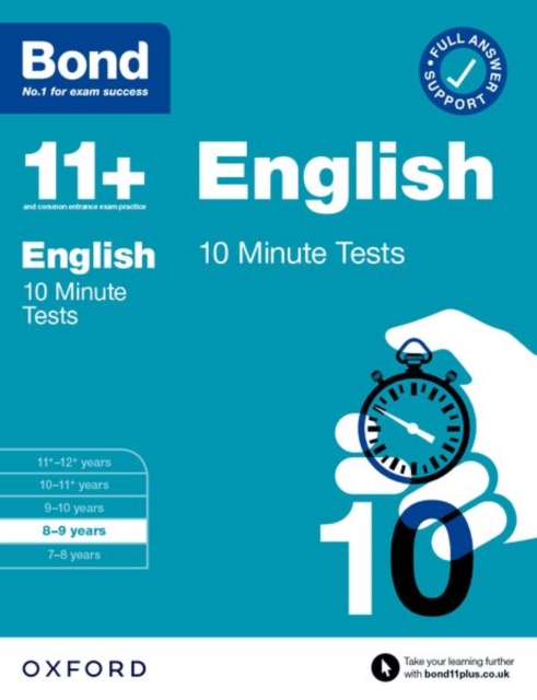 BOND 10 MINUTE TESTS ENGLISH 89YRS EA PB